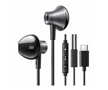 Słuchawka UGREEN Przewodowe słuchawki USB-C EP106  czarne